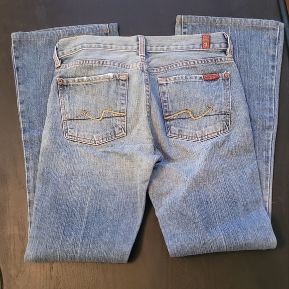 7 For All Mankind jeans bootcut size 27 - Picture 2 of 5